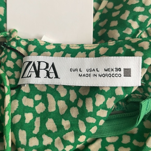 🤩SOLD 🤩NWT/ZARA MIDI Corset style print dress - Picture 10 of 12